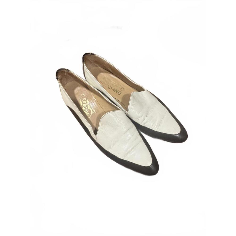 Salvatore Ferragamo Women's Two-Tone Leather Loafers